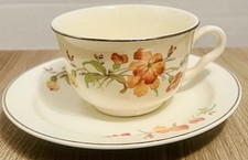 Hall's Superior teacup and saucer in Serenade pattern 8 Sets Available picture