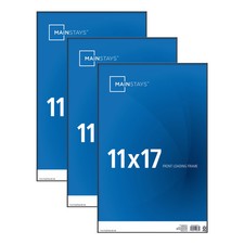 Mainstays 11x17 Picture Frame 3-Pack Black Front Loading Wall/Tabletop picture