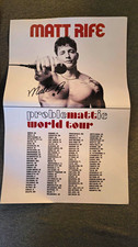Matt Rife Signed ProbleMATTic World Tour Poster Original picture