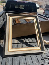 Vintage Closed Corner Wood Artist Wood Frame 22x28 picture