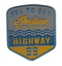 Indian Motorcycles Iron On Patch Sea to Sky Design 4