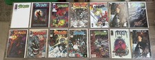 SPAWN Comic Lot of 14 Todd MCFARLANE, AL SIMMONS, ETC. SIGNATURES NEWSSTANDS picture
