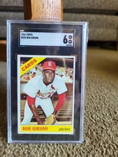 1966 Topps Bob Gibson  Sgc 6 picture