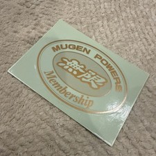 MUGEN POWERS Membership Vintage Sticker Genuine Japan Super Rare Honda Spoon picture
