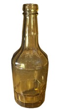 Wheaton Amber Antique Reproduction Glass Medicine 6” Bottle Vintage Collectible picture