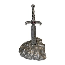 Rawcliffe Pewter Excalibur Sword in Stone King Arthur R11037 2001 USA 3