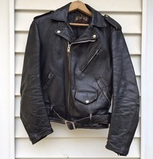 Vintage Schott PERFECTO One Star 1960’s Leather Jacket 36 Steerhide 618 Moto picture