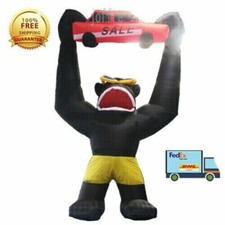 20ft Inflatable Advertising Giant Gorilla Holding A Car with Air Blower Newest picture