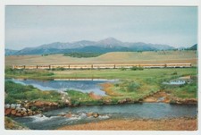 Vintage Denver & Rio Grande Western Railroad Postcard Mt Elbert Colorado Train picture