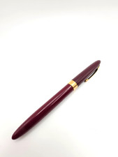 Vintage 1950s Sheaffer Fountain Pen Burgundy 14K Gold Two-Tone Nib Untested picture