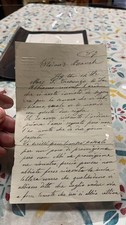 Vintage Handwritten Letter in Italian picture