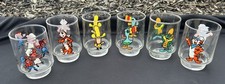 Vintage 1977 Kellogg's Cereal Character Collector Series Set Of 6 Glasses “L@@K” picture