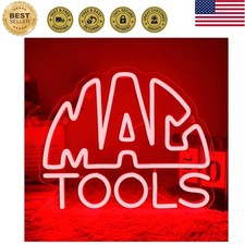 MAC and Tools Neon Sign, Dimmable Garage LED Neon Lights, USB Powered LED Lig... picture