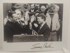 Jimmy Carter 1970 Georgia Governor 8x10 Signed Photo Full Signature picture