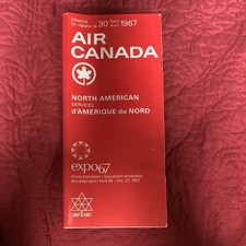 Air Canada North American Expo 67 World Exhibition Montreal Apr28-oct27 Brochure picture