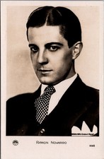 Ramon Novarro Vintage Photo Postcard Uropa Co. MGM Silent Film Star #998 picture