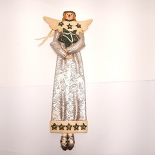 VTG Cynthia Madrid STARS Angel Folk Art 18” Doll Midwest Cannon Falls Wall Hang picture