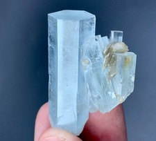 110 Carat Aquamarine Crystal Specimen From Skardu Pakistan picture