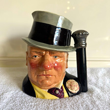 Vintage Royal Doulton Celebrity Collection W.C. Fields Figural Mug 1982 picture