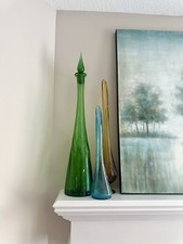 VTG-MCM Empoli Green Optic Swirl Hand Blown 32
