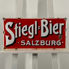STIEGL BIER - Advertising Sign - 50x25cm (19.7x9.8