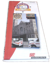 JANUARY 2002 LOUISVILLE KENTUCKY TARC TRANSIT MAP picture