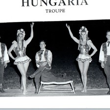 c1960s The Royal Hungaria Troupe Circus Acrobat Foot Juggling Risley Act Photo picture