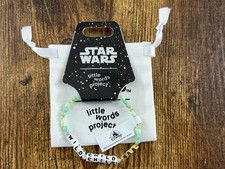 Disney Parks Star Wars Little Words Project Bracelet Wild Child New With Tags picture