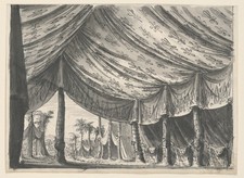 Liverani Stage Design Genghis Khan Tent Vintage Ballet Photo Reprint Wall Art picture