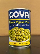 Goya Green Pigeon Peas Gandules Verdes Prime Premium Canned 15 oz picture