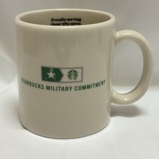 Starbucks MILITARY COMMITMENT  Appreciation Mug Coffee Cup 2018 Made In USA 14oz picture
