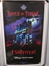 Disney MGM Studios The Twilight Zone Tower Of Terror I Survived  Poster - Rare picture