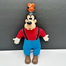 VTG 1972 Disney Horsman Goofy Doll Rubber Face ‘Pull String Works Warbled’ Read picture