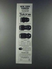 1981 Tokina Lens Ad - 28-85mm, 35-105mm, 75-150mm picture