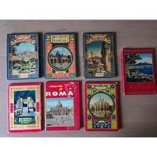 Vintage Italian Souvenir Postcard  Roma Venezia Firenze Milano Napoli Pompei Set picture