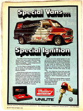 1976 Mallory Unilite Electronic Ignition Print Ad Coca Cola Denimachine picture