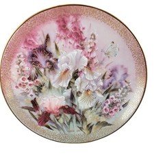 Vtg Lena Liu 1991 Iris Quartet Symphony of Shimmering Beauty Ltd Edition Plate picture