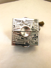 VINTAGE PRECISION BLUE BEARD STROPPER SHARPENS RAZOR BLADES ART DECO BARBER picture