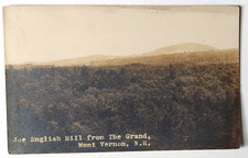 VTG 1921 MONT VERNON NH RPPC JOE ENGLISH HILL FROM THE GRAND picture