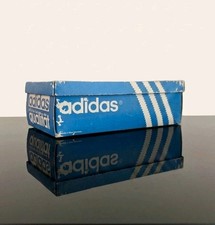 Vintage 70s Adidas Mexicana 322 Shoe Box ONLY West Germany Blue White OG Rare picture