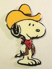 Vtg Knotts Berry Farm Peanuts Cowboy Snoopy Magnet Collectible Souvenir  Ca. picture