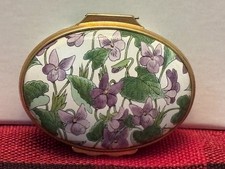 Halcyon Enamel Trinket Box 