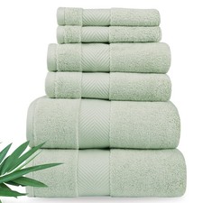 Alusa Home Ultra Soft Plush Viscose From Bamboo Bath Towels - 700 Gsm Luxury picture