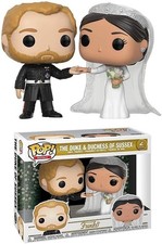 Funko POP Royals The Duke & Dutchess of Sussex Prince Harry And Meghan Markle picture