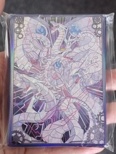 (1x60PCS) Holographic Yu-Gi-Oh Cyber Dragon Card Sleeves TCG (63x90mm) picture