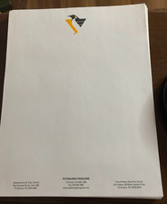 Pittsburgh Penguins Vintage NHL Official Letterhead Stationery Lot Civic Arena picture