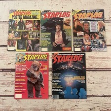 Starlog Magazine Lot of 5 Vol 4 #79 #101 #38 Star Wars Poster Included picture