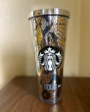 Rare Starbucks 2014 Texas Rattlesnake Venti Tumbler Collector Cup picture