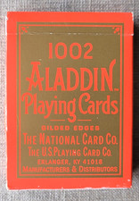 ALADDIN 1002 GILDED EDGES Playing cards deck 54 USA 2009 picture