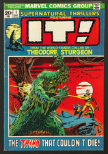 Supernatural Thrillers Featuring IT # 1 (6.0) Marvel 20c Bronze-Age Horror  💀 picture